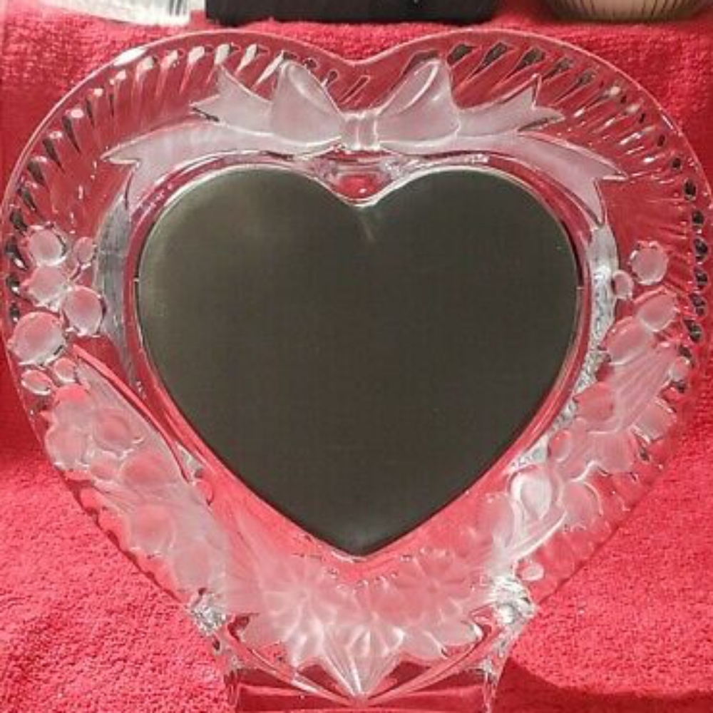Beautiful Vintage Crystal ❤️ Picture Frame